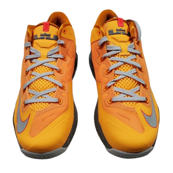 NIKE AIR MAX LEBRON XI 11 LOW ATOMIC ORANGE BASE - Picture 3 of 13